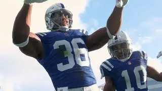 Madden 18 Career Mode - Saquon Barkley Rushes For Over 100 Rushing Yards In First Game Of Season!!