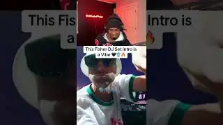 This Fisher DJ Set Intro is a Vibe