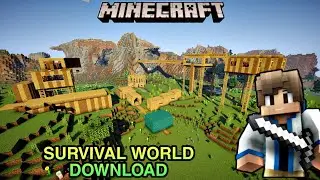 Minecraft Starter Survival World Download And Tour | Survival World