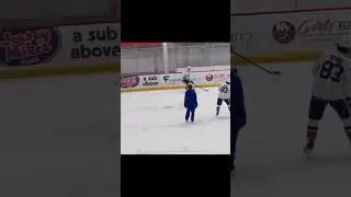 Matthew Schaefer going through some drills @ Development Camp with the New York Islanders.