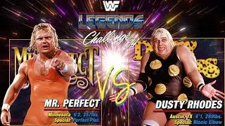 WWF Legends Challenge 64 No Mercy Mod Matches Mr. Perfect vs Dusty Rhodes