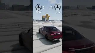 new vs old Mercedes #beamngdrive #crashdrive #beamngexperiments #crashtest #beamngtuf #test
