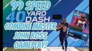 99 SPEED COMBINE MASTER JOHN ROSS GAMEPLAY!