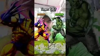 Hulk vs Wolverine 🤯 #dragonballsuper #shortsfeed #goku #dragonball