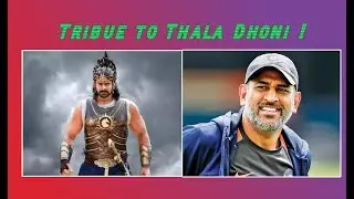 MS Thala Dhoni Retirement Tribute video whatsapp status song - Bahubali