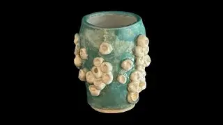 Blue Barnacle Vase