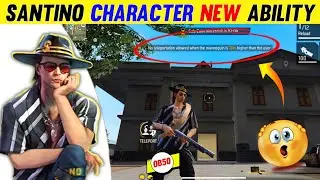 Santino Character New Ability | Ob50 Update Santino Ability Change