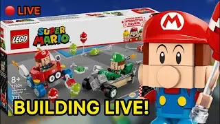 Building LEGO Baby Mario vs Baby Luigi LIVE!