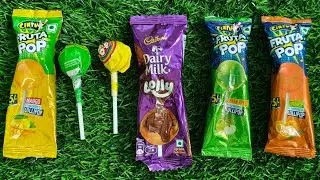 Satisfying Video ASMR Sweets Lollipop Rainbow Giant Unboxing Good Sound 🔊🌈