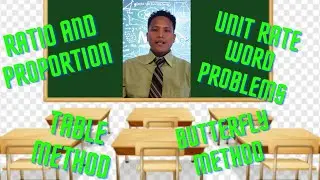 Unit Rate in Word Problems| Ratio and Proportion| Payad 5 Math Help