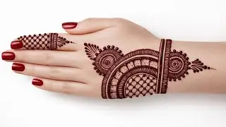 Easy back hand mehndi design ||easy back hand  mehndi ||easy back hand design 2026