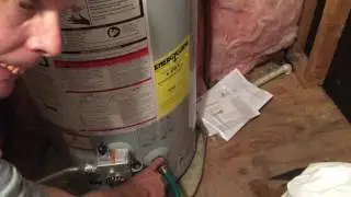 How to drain a hot water heater