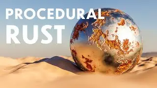 Blender - Procedural Rust in Blender 2.8 Nodes