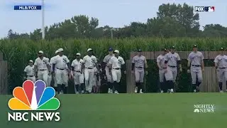Cinema-Inspired &lsquo;Field of Dreams&rsquo; Baseball Game Has a Hollywood Ending