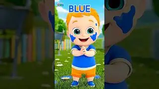 Kids Learn Colors Song 🔴🟡🟢🔵🟣 | Baby Cartoon Nursery Rhymes #shorts