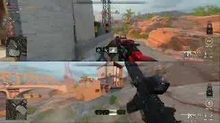 Геймплей Call of Duty Modern Warfare 2 на разделенном экране (без комментариев)