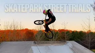 Street Trials Bike at the Skatepark! | Inspired Fourplay