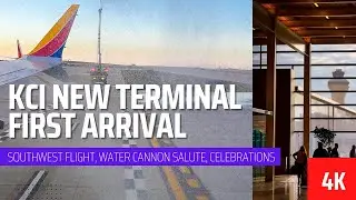 KCI AIRPORT NEW TERMINAL - FIRST ARRIVAL | Taking the first flight in on Southwest Airlines