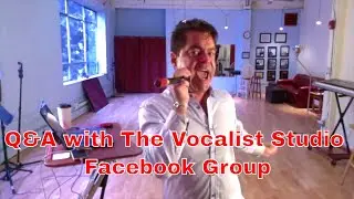 Vocal Training: Facebook Live Q&A For TVS Students | Presented by Robert Lunte