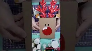 Adorable Dollar Tree Reindeer Shelf Sitter!