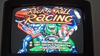Retr&ocirc; An&aacute;lise Expressa: Rock 'n Roll Racing para #megadrive e #supernintendo @GameplaysRetro1