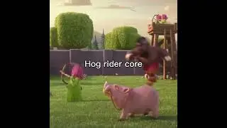 Hog rider core💀 #viralvideo #clashroyale #fyp #funny #brawlstars