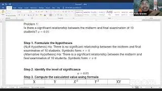 Pearson r Correlation Part 2 (Stepwise Method and SPSS Interpretation)