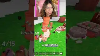 Wolf Stalks Player in Dark Game! Building OP Snowy Base #shorts