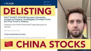 🔴 Delisting News for Chinese Stocks. PCAOB Secures Access! #NIO #BABA #BIDU