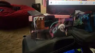 Unboxing Pit Viper hand painted by Chuck Mumford Intimidators sunglasses