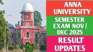 ANNA UNIVERSITY RESULT OCTOBER NOVEMBER 2025 NEW UPDATES |ANNA UNIVERSITY RESULT NOV / DEC 2025 #NSK