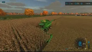 Fs22 Corn harvest, New Bartelshagen 2022 ep1