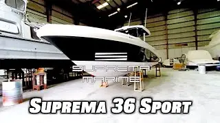 قارب سوبريما ٣٦ قدم الرياضي الجديد - New Suprema 36ft Sport Boat