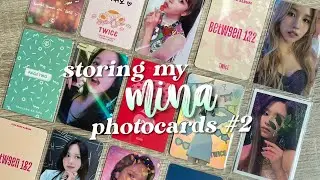 storing my mina twice photocards #2 (pobs, lucky draws and more) ୨୧⋆｡˚ ⋆