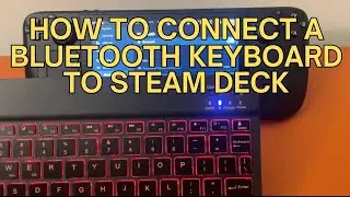 How to Connect a Bluetooth Keyboard to Steam Deck for the First Time | March 2024 #steamdeck #gaming