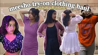Cute & Affordable Meesho clothing trendy + pinterest*👗 | (Meesho under 500 haul) | India