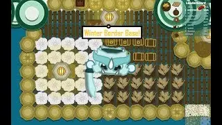 Starve.io | Making a Winter-Ocean Border Base!