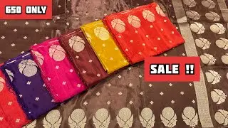 #sale alert🔔#650 #hugediscount #banarasisilksaree #viral #varanasi #mashru #russian #tissue # trend 