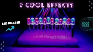 Arduino sequential LED project | led chaser circuit | arduino project |