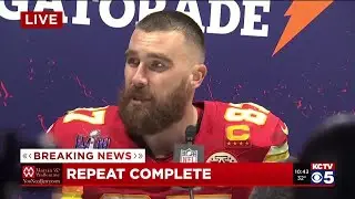 'Brings me to tears': Travis Kelce grows emotional talking about Super Bowl win