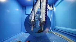 Wet Tumble Blast Cabinet, Automatic Sandblasting Machine
