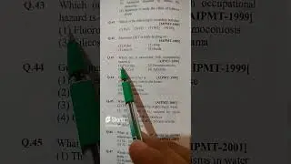 #Environmental pollution, Issues and resources 🤔🤔👈##neet pyqs Biology
