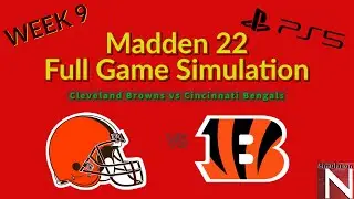 Madden 22 - Cleveland Browns vs Cincinnati Bengals - Full Game Simulation PS5