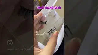 Half mink lash HER17, A professional lash vendor #lashes #fyp #shorts #beauty
