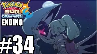 Pokemon Sun and Moon ENDING Final Boss  - Gameplay Walkthrough Part 34 [ 3DS ]