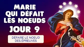 🙏 NEUVAINE &agrave; MARIE qui D&eacute;fait les NOEUDS 2025 Jour 9 🙏 Surmonter les &Eacute;preuves