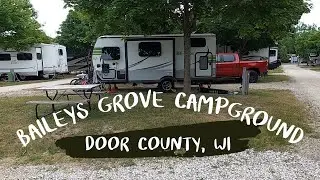 Baileys Grove Campground in Door County Wisconsin