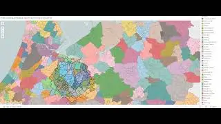 PostcodeKaart Nederland Bevolkingsspreiding