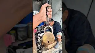Making a new key for a 100-year-old Gujrati Lock😱 Amazing Skills #shorts #viral #fyp #yt