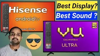 🔴Hisense Tv Vs Vu Tv | Hinsense Tv Launch In India || TCL, Kodak, Thomson Better Option?✔️